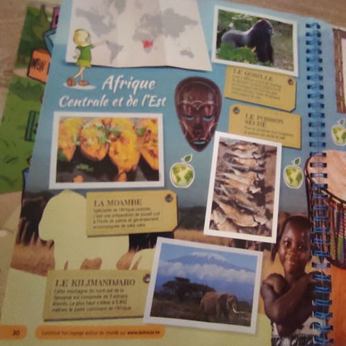 Panini album Croque le Monde 2012 used, completed