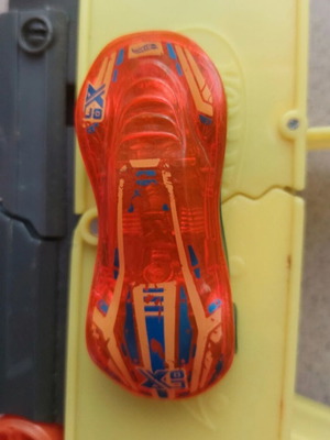 Hotwheel truck used that crashes and launches a car