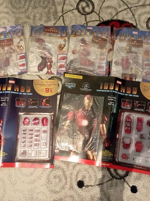 Ironman DeAGOSTINI issues 2-8 new, sealed