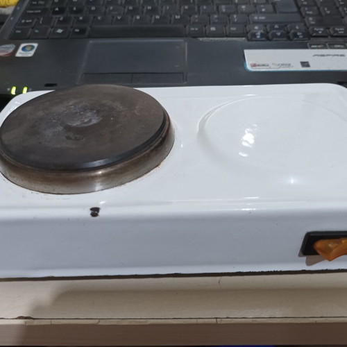 Electric Hot Plate Thermogas used, model HK1, 450W, brown