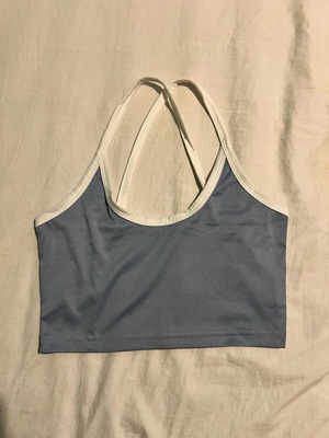 Shein women's crop top like new, turquoise, XS