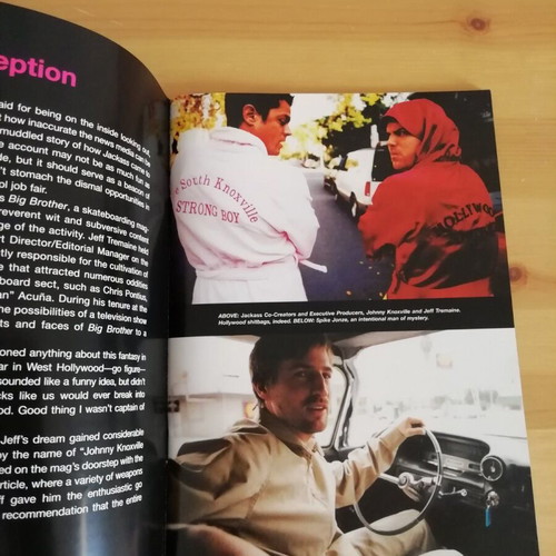 MTV Jackass Official DVD Booklet like new