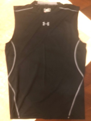 Under Armour compression μπλούζα αμάνικη καινούργια XL μαύρη