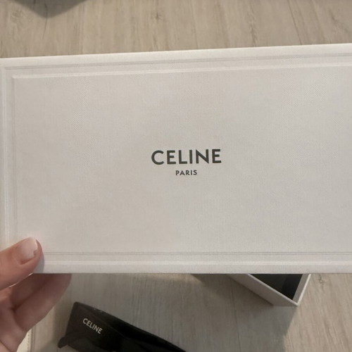 Celine sunglasses used with minor scratches, black