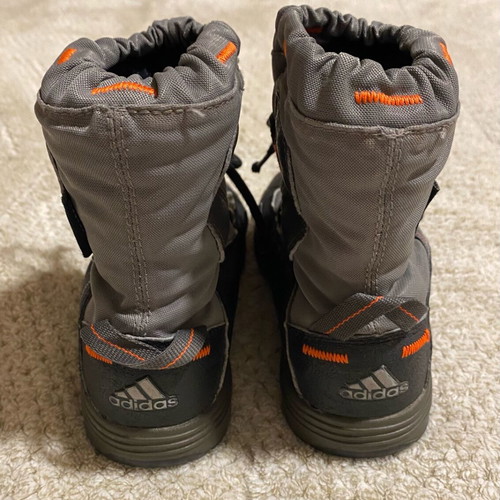 Adidas waterproof boots used, size 30, black and grey