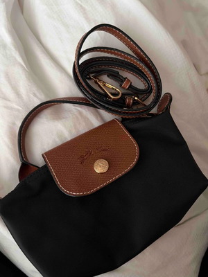Longchamp mini crossbody bag, black