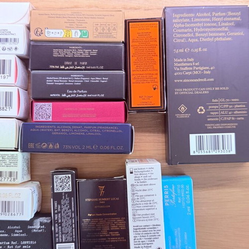 Louis Vuitton & Xerjoff Discovery Set tester, 19 perfume samples