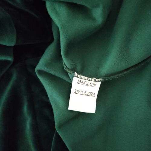 Marlen women's velvet sweatshirt green one size like new