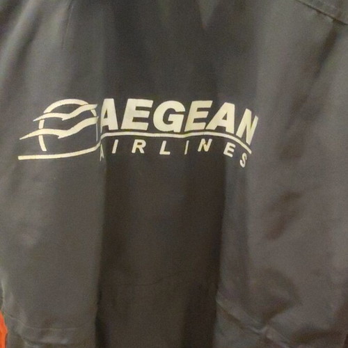 Aegean aircraft mechanic jacket used, fleece lining, size L