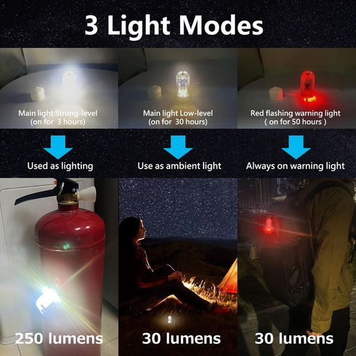 USB Rechargeable LED Keychain Flashlights Pack of 2 Waterproof EDC