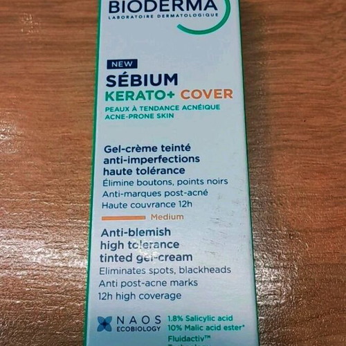 Bioderma Sebium Gel-Cream tinted 30ml new