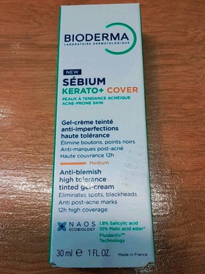 Bioderma Sebium Gel-Cream tinted 30ml new