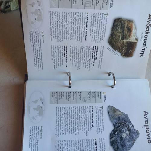 National Geographic Mineral Collection like new, 40 minerals with booklet
