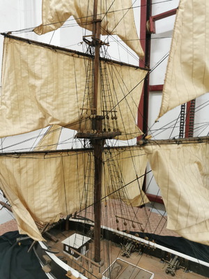 Wooden handmade collectible sailing ship new