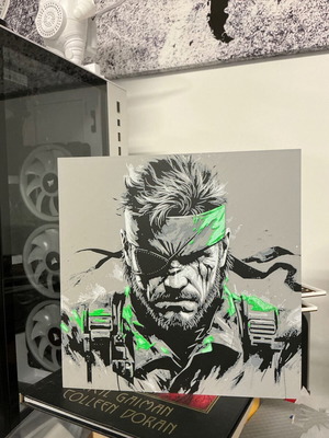 Metal Gear Solid decorative item new, PLA