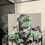 Metal Gear Solid decorative item new, PLA