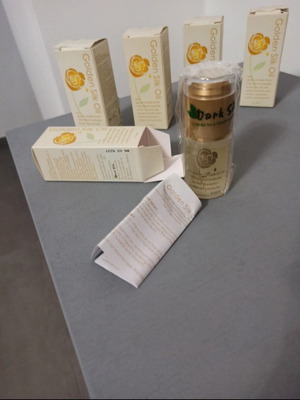 Golden silk oil new, pack of 5 with dark silk and vitamin E