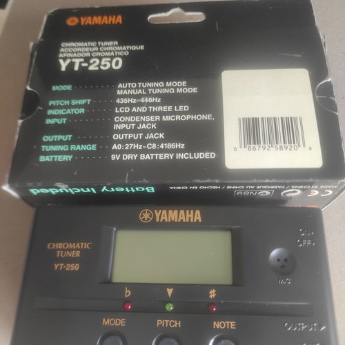 Yamaha YT-250 Chromatic Tuner new with battery