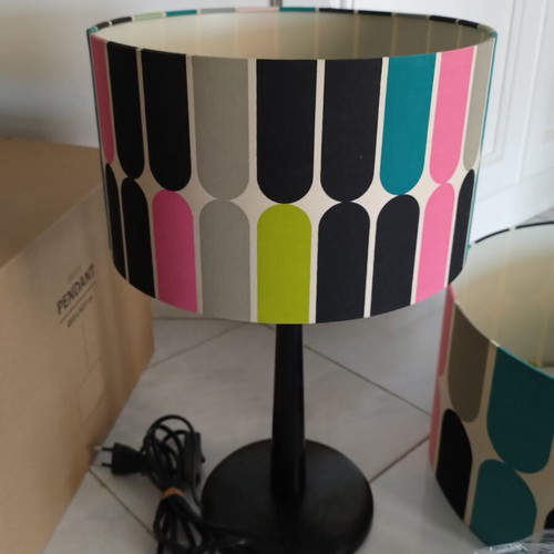 Ceiling lamp and table lamp set