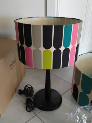 Ceiling lamp and table lamp set
