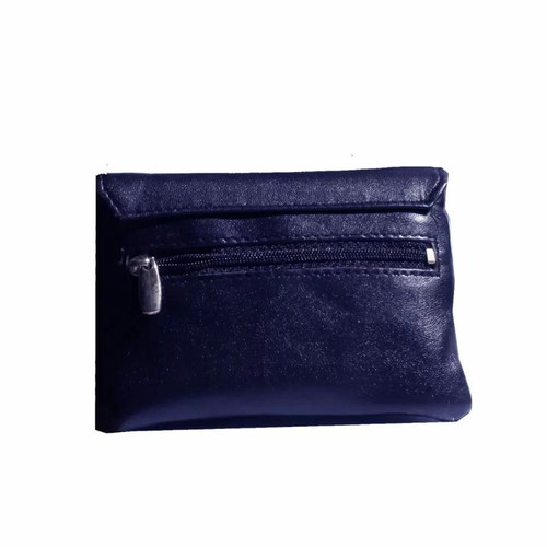 Over Top leather tobacco pouch blue new