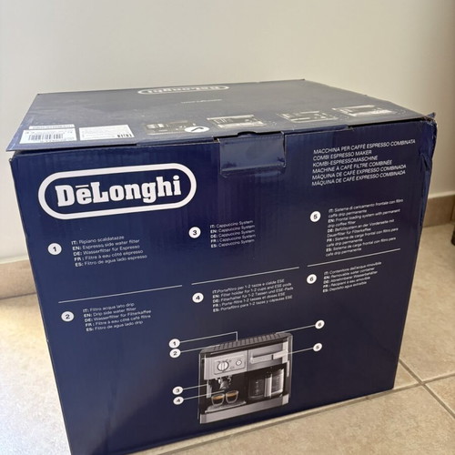 Πολυκαφετιέρα Delonghi BCO Series BCO411.B 1750W 15bar καινούργια, πολυλειτουργική