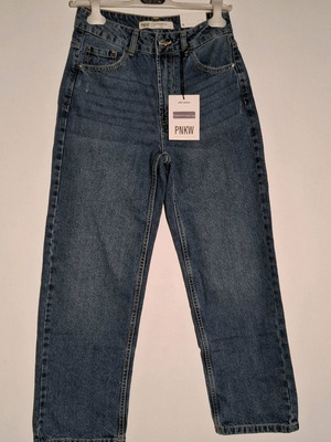 Pink Woman wide jeans new, blue, size S