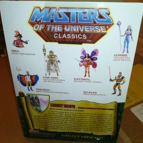MOTUC He-Man Masters Universe Classics Mattel Mattycollector Light Hope figure new