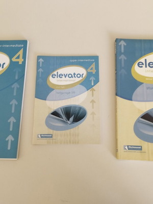 Elevator International 4 Upper-Intermediate Complete Set with Teacher's Book and CD-ROM like new