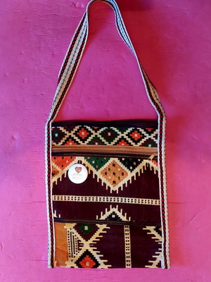 Handmade bag new with leather details