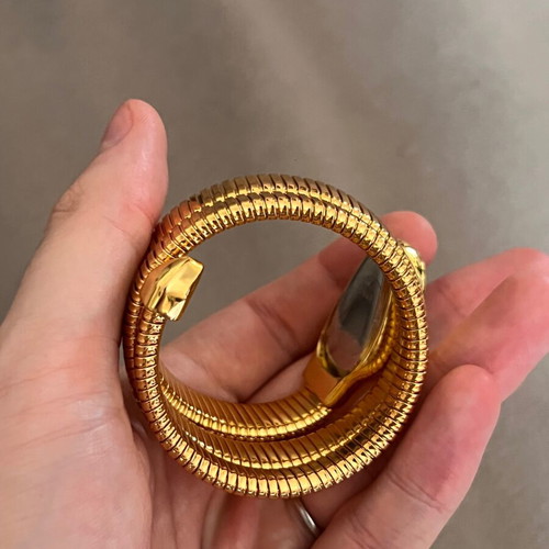 Bvlgari Serpenti gold wristwatch, new