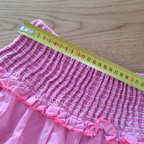 Zara pink cotton girls skirt like new, size 134 cm, age 8-9