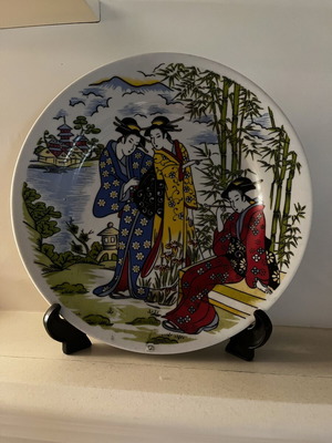 Chinese plate like new for home decor