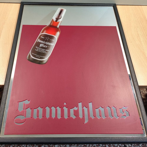 Samichlaus beer promotional mirror like new