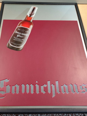 Samichlaus μπίρα διαφημιστικός καθρέφτης σαν καινούργιος