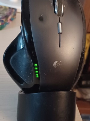 Logitech MC Revolution mouse used with original charging base
