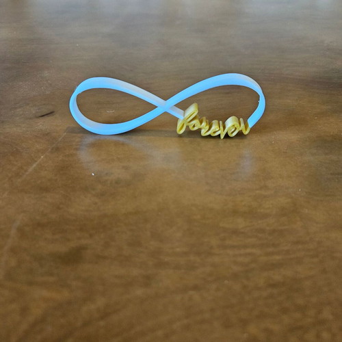 Infinity Bomboniere elegant decoration with 'Forever'