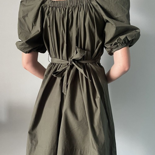Mango women's dress green XS 34 6 like new