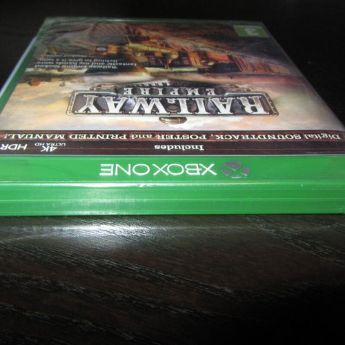 Railway Empire Xbox One game new sealed with digital OST poster manual