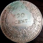  20 Cent Indo-China  1937