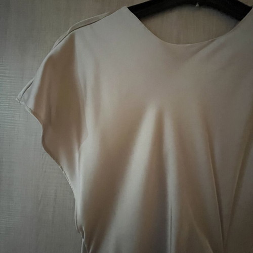 Zara satin dress medium beige like new