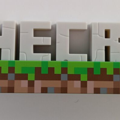 Minecraft lamp like new, dimensions 41x9