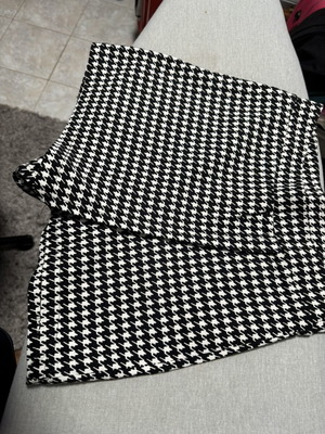 Skorts black and white, size S