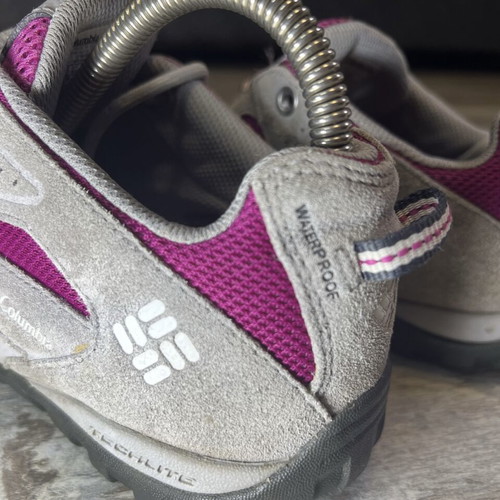 Columbia Techlite Trail Running Shoes, grey and pink, women's EU 36