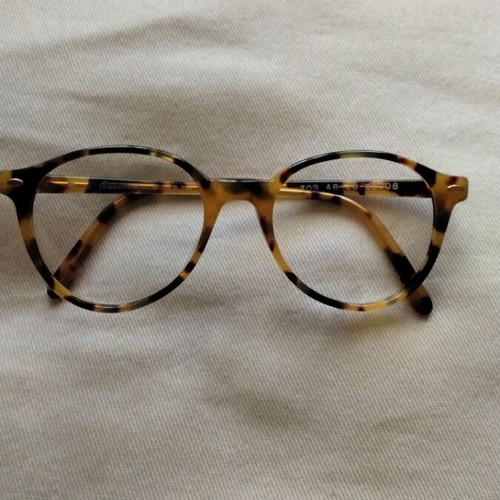 Vintage eyeglass frames set of two, like new, brown tortoise