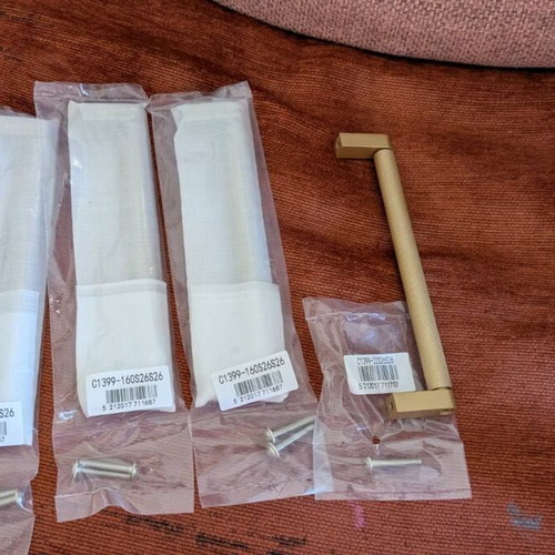 Conset C1399 furniture handles Oro Matt 170mm new, set of 4 pieces