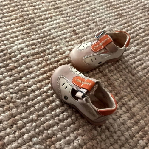 Crocodilino leather kids' shoes No19, like new, anatomical