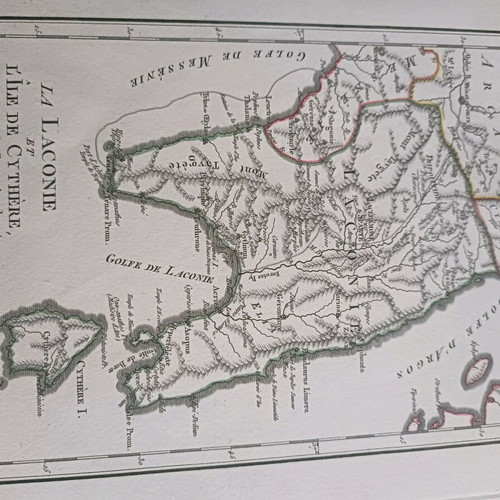 Laconia Kythera engraving used 1822