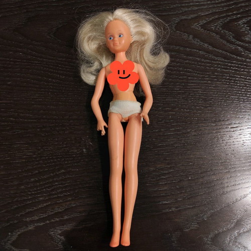 Bibibo doll from 1980s used with defective hands