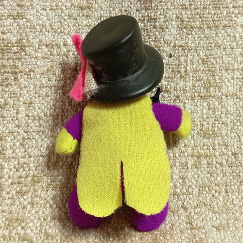 El Greco Mini Clown Bean Doll 80s Vintage New